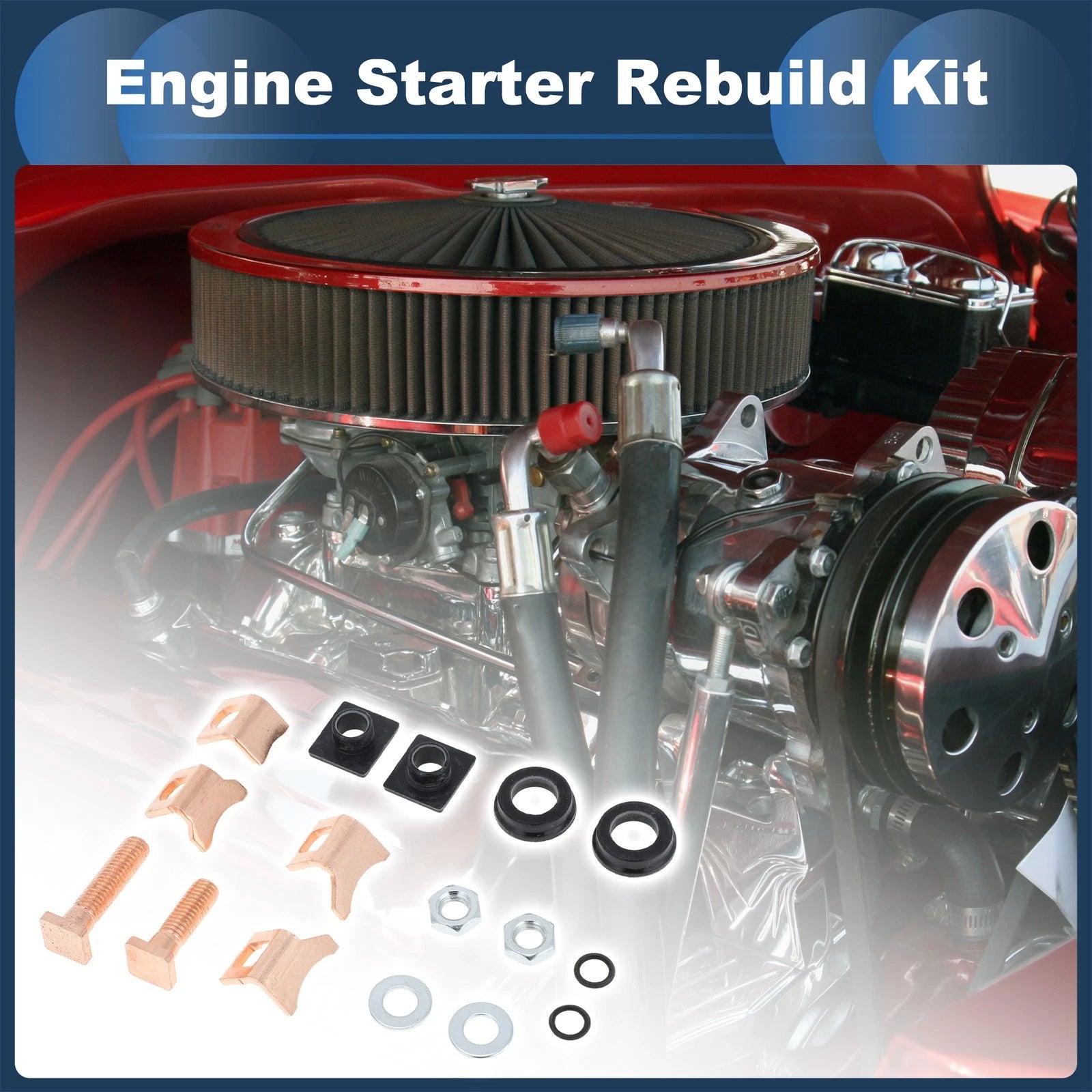 Engine Starter Rebuild Kit for Dodge B150 Base (1991–1994)