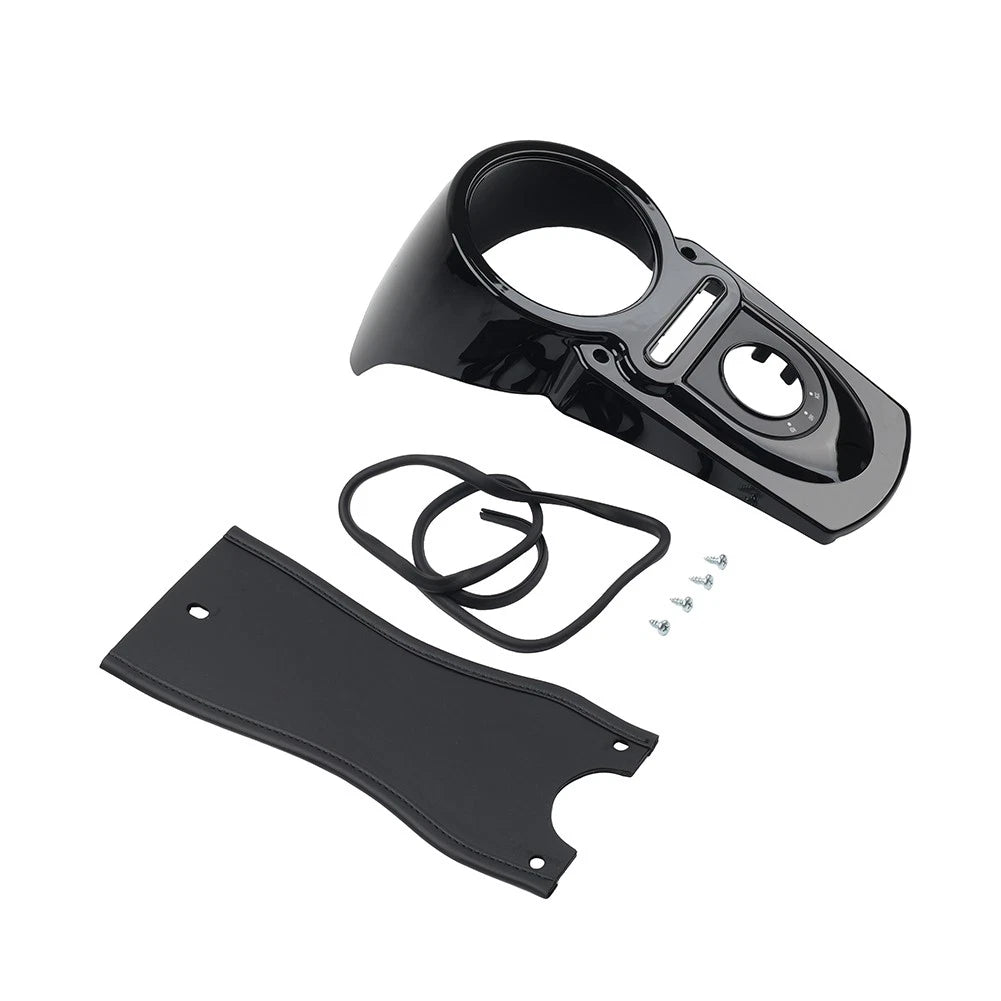 Fuel Tank Console & Gas Tank Panel Bib for Harley Dyna FXDF FXDB (2006–2017)