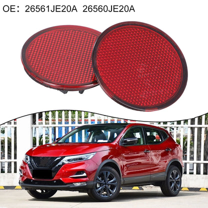 Rear Bumper Round Reflectors for Nissan QASHQAI (2007–2015)