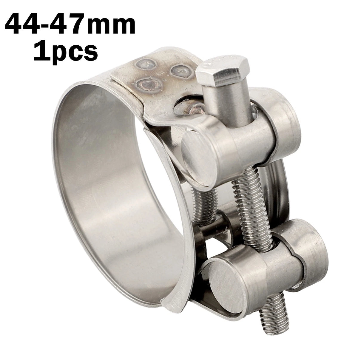 T-bolt Exhaust Pipe Hose Clamp for High Pressure Engine Cooling Hoses 44-47mm