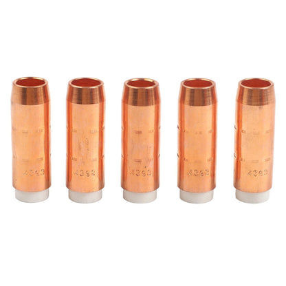 5 Pieces Copper Gas Nozzle for Bernard QS MIG Welding Gas Set