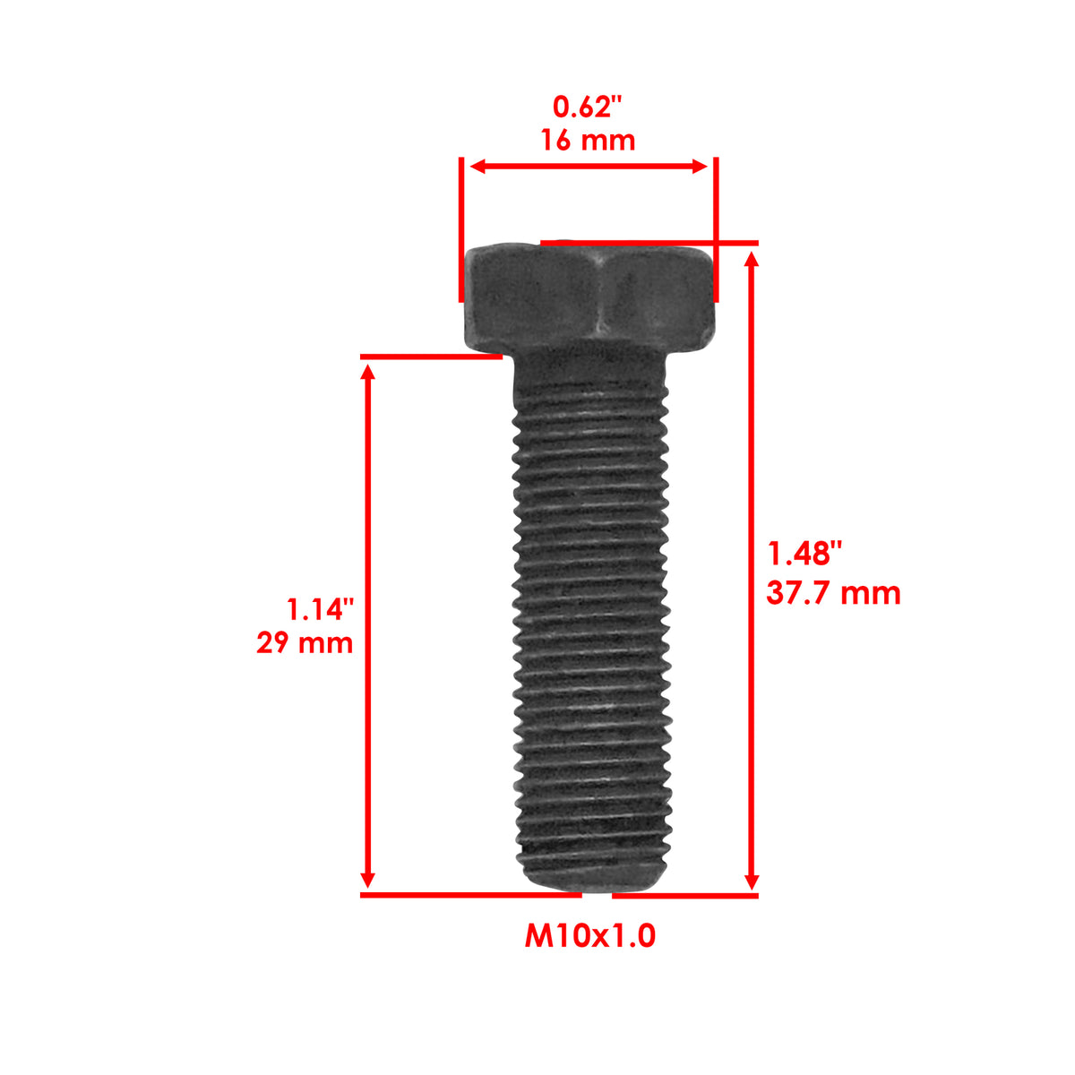 Deck Blade Bolt Replacement for John Deere LX200 GT225 GT235E GT245 LT170 (38 in)