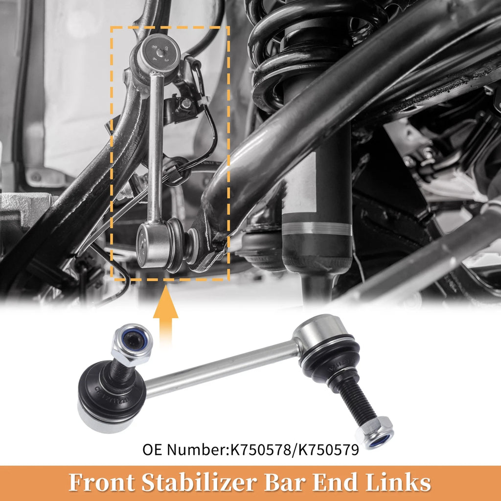 2pcs Front Stabiliser Sway Bar Link Replacement for Dodge Durango (2011–2015)