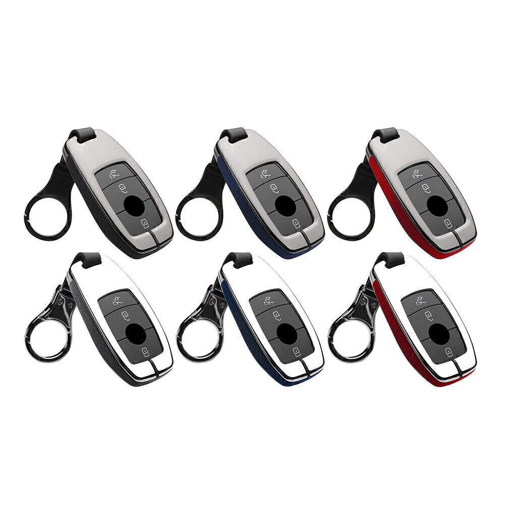 Leather Key Case Cover for Mercedes Benz E300 (2017) W202 W210