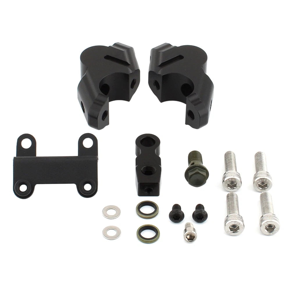 Handlebar Riser with Brake Hose Extension for Yamaha MT07 (2014–2023)