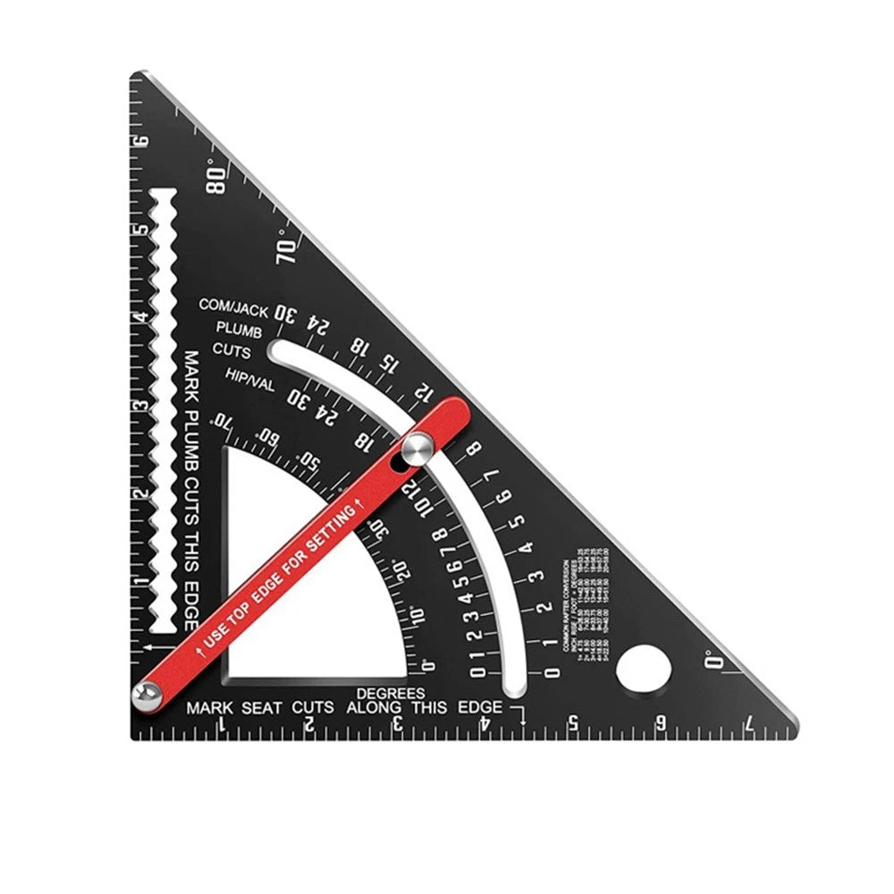 Adjustable Triangle Ruler for Effortless Measuring and Cutting