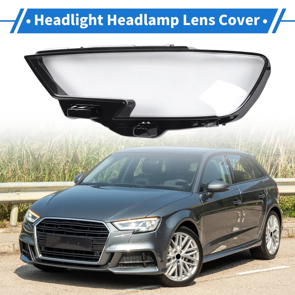 Headlight Lens Cover Front Left for Audi A3 (2016–2020)