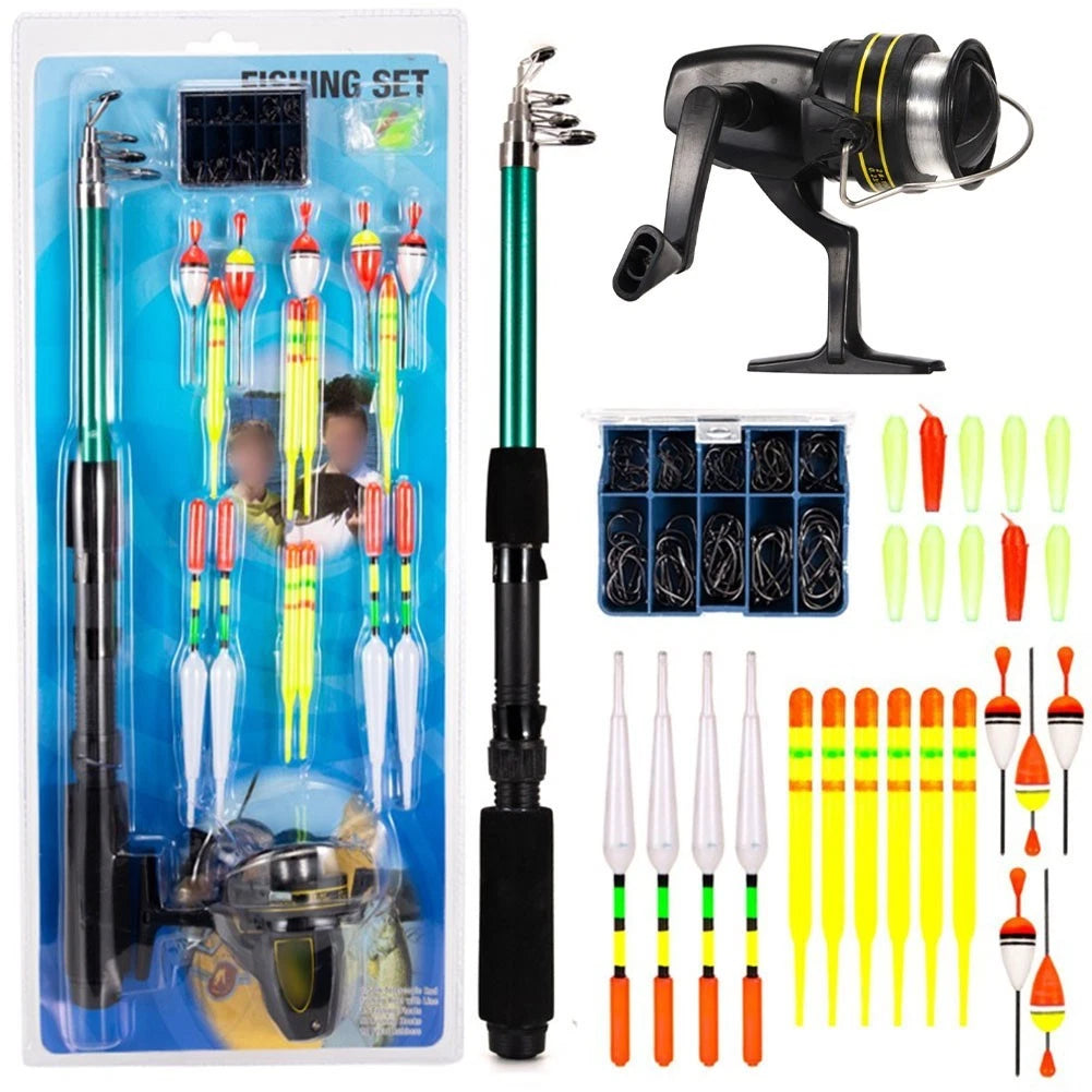 Lightweight Fishing Kit for Telescopic Rod and Reel