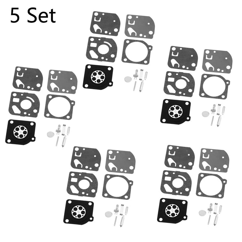 Set of 5 Carburetor Rebuild Kits RB-21 for ECHO HC-1000 G-T1100 SRM 1500 2300