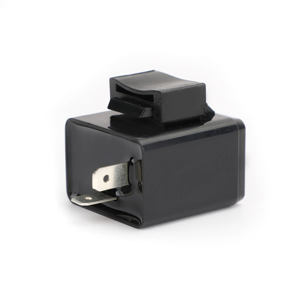 Turn Signal Flasher 12V 2 Prongs for Kawasaki EX250 Ninja EL250 VN1500 (T9)
