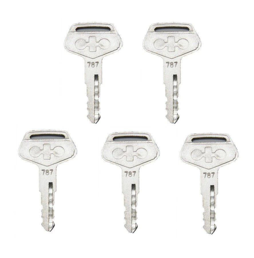 5PC Ignition Keys for Komatsu Excavator Dozer Loader (787)