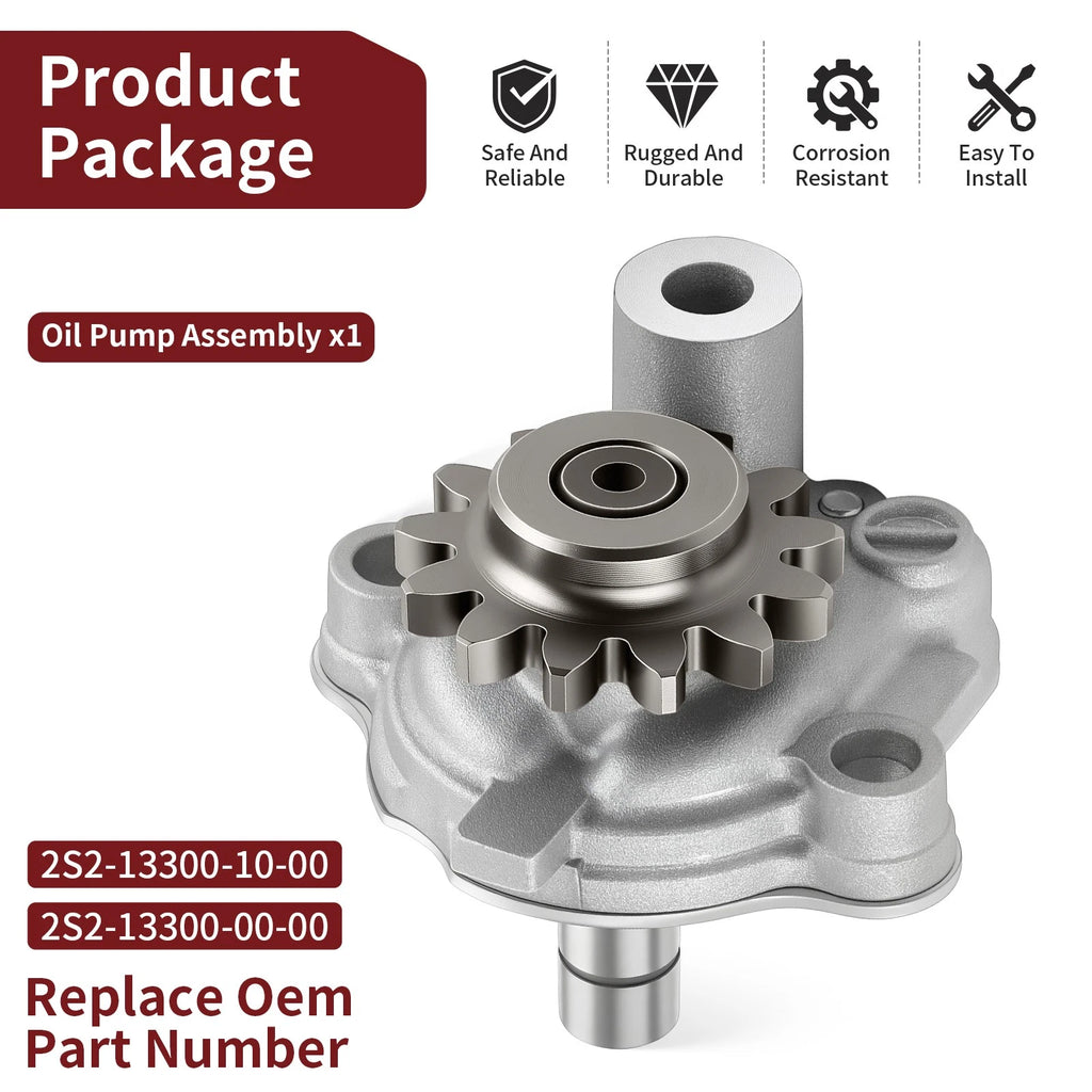 Oil Pump for Yamaha YZ450F WR450F (2006–2015) 2S2-13300-10-00 2S2-13300-00-00