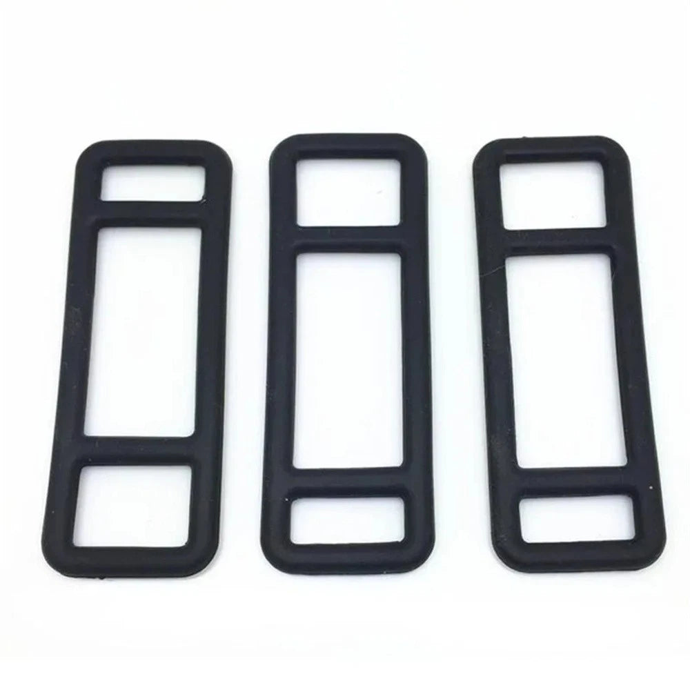 Set of 4 Silicone Driving Recorder Fixed Bandage Straps for DVR (67MM × 24MM)
