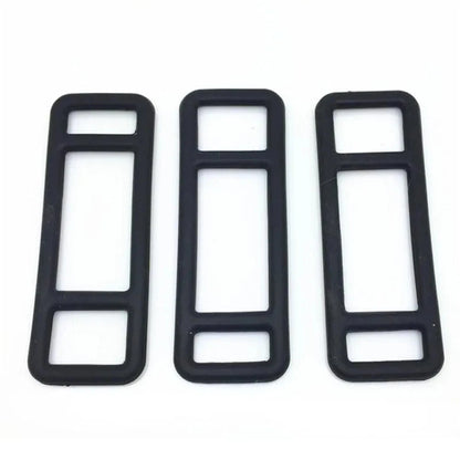 Set of 4 Silicone Driving Recorder Fixed Bandage Straps for DVR (67MM × 24MM)