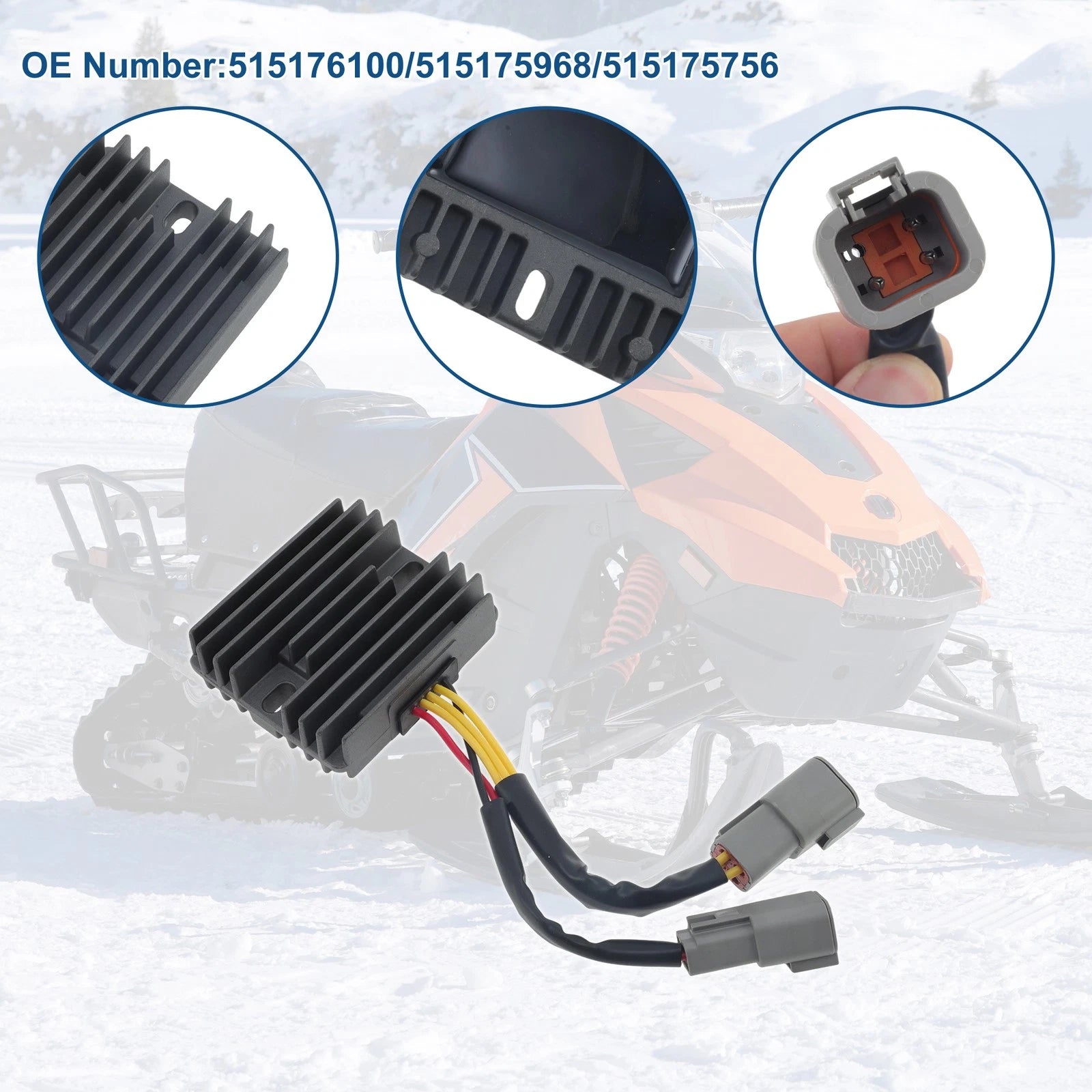 Voltage Regulator Rectifier for Ski-Doo MX Z 500 SS Trail (1998–2000)