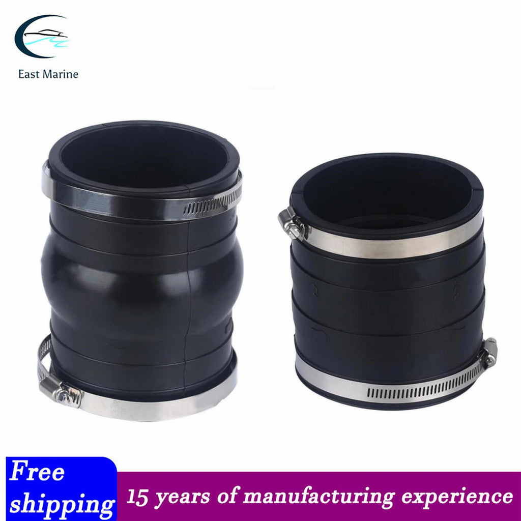 Exhaust Hose Bellows for OMC Volvo Penta 4.3 5.0 5.7 (Upper Lower Rubber)