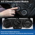 A/C Heater Climate Control Switch Module Panel for Volkswagen Beetle (1998–2010)
