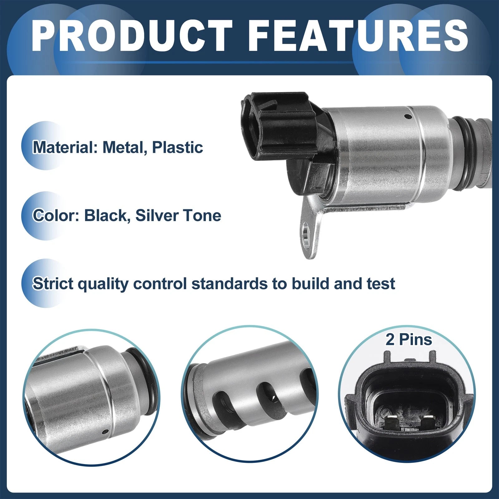 Engine Variable Valve Timing VVT Solenoid for Toyota Sequoia (2008–2022)