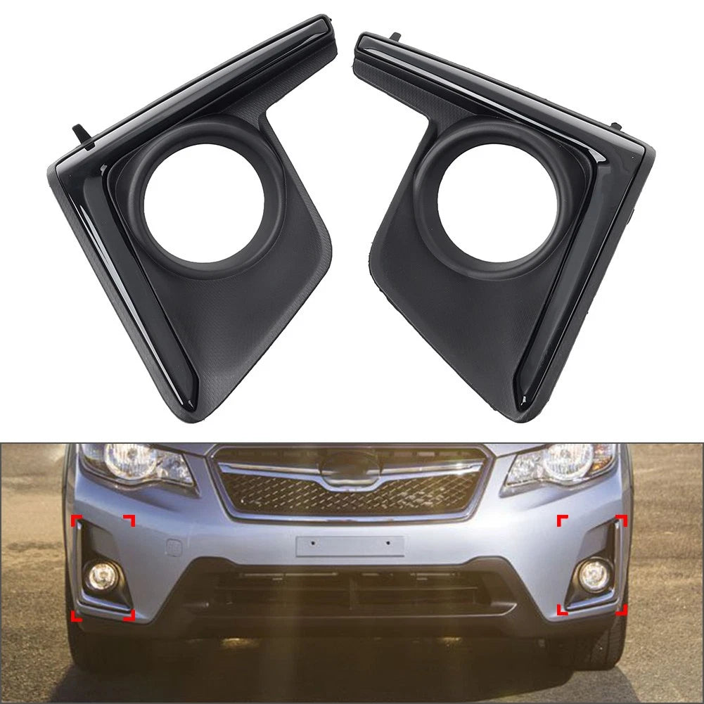 Fog Light Bezel Cover for Subaru Crosstrek (2016–2017) - Black