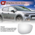 Right Side Wing Mirror Glass for Citroen C4 Cactus (2014–2018)