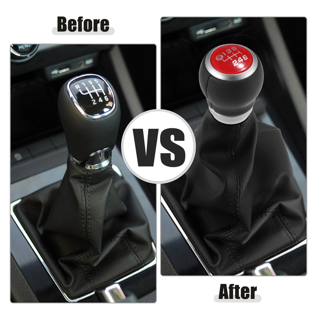 6 Speed Manual Gear Shift Knob Replacement for Subaru Impreza WRX STI (2008–2014)