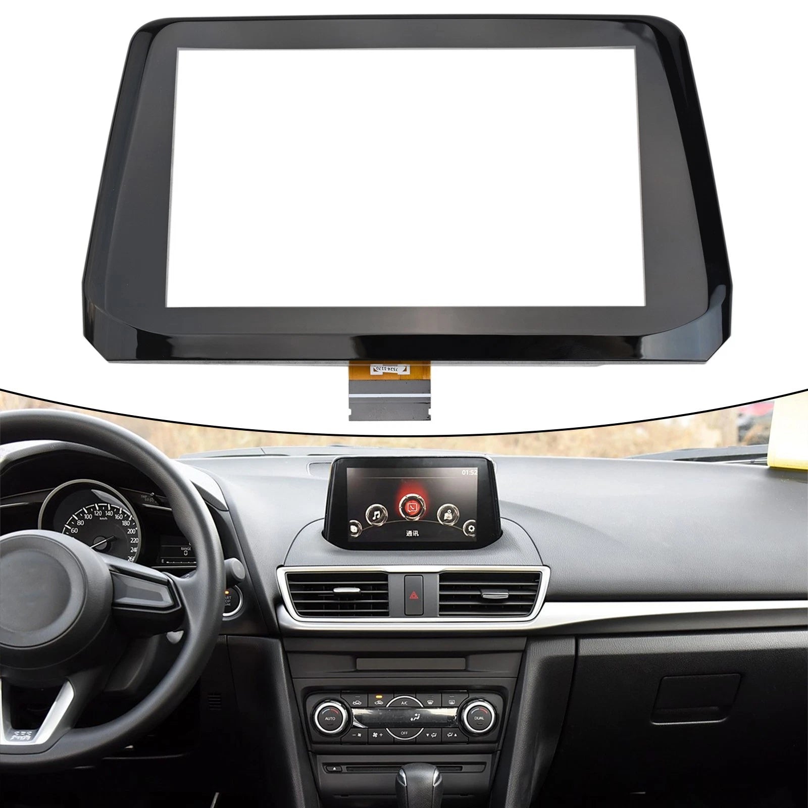 LCD Touch Screen for Mazda 3 (OE B61A 61 1J0)