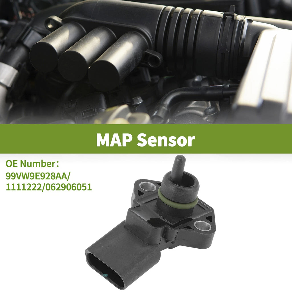 Manifold Absolute Pressure Sensor OEM Replacement for Audi A3 1.9 TDI (2000–2003)