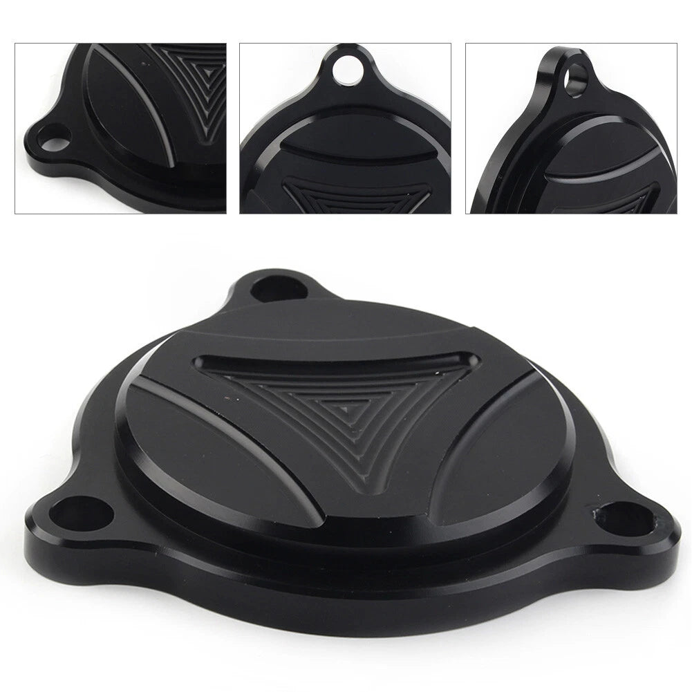 Engine Oil Filter Cover for Suzuki DRZ400 (2000–2021) - Black