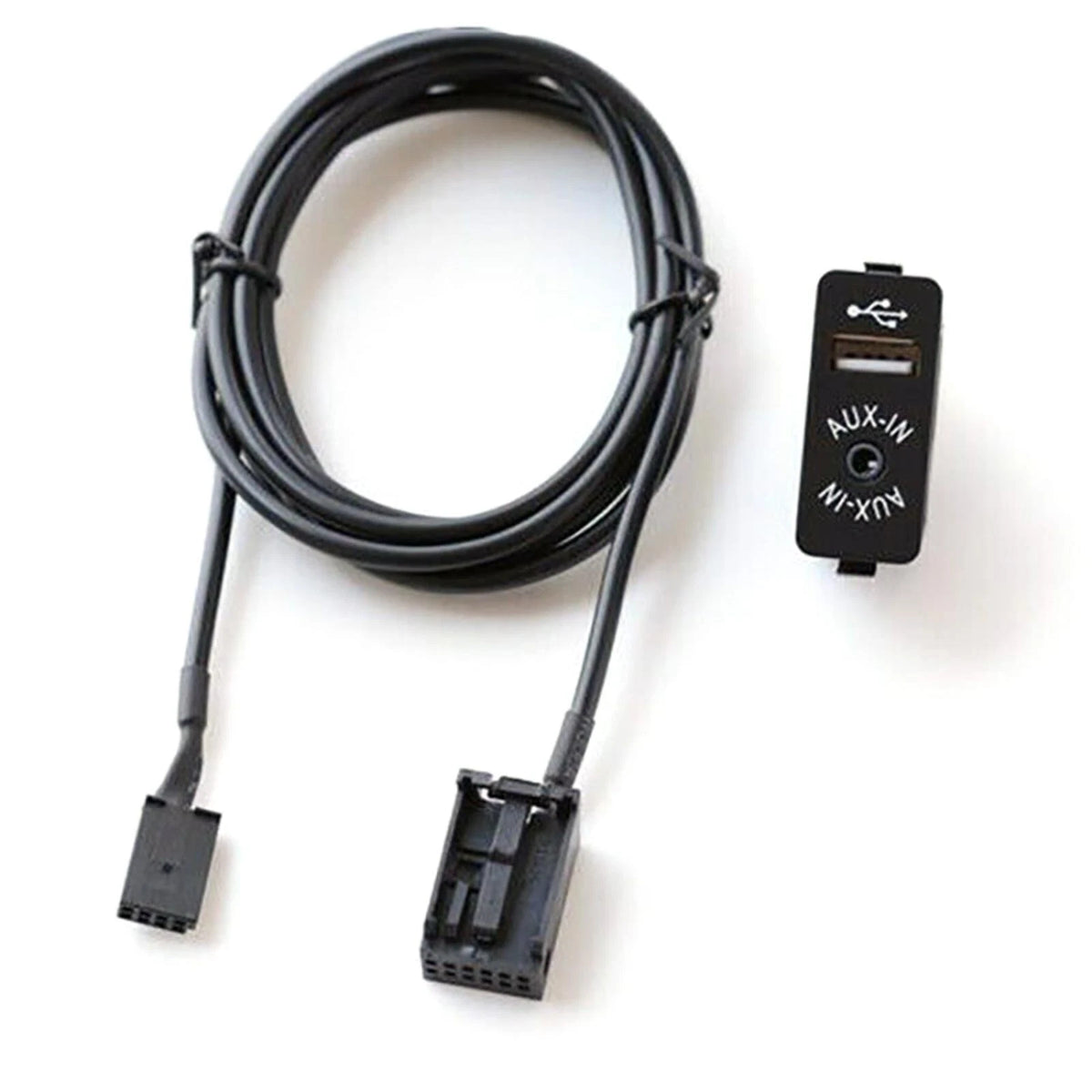 AUX USB Dash Audio 12Pin Cable for BMW E39 E53 X5 (1995–2006)