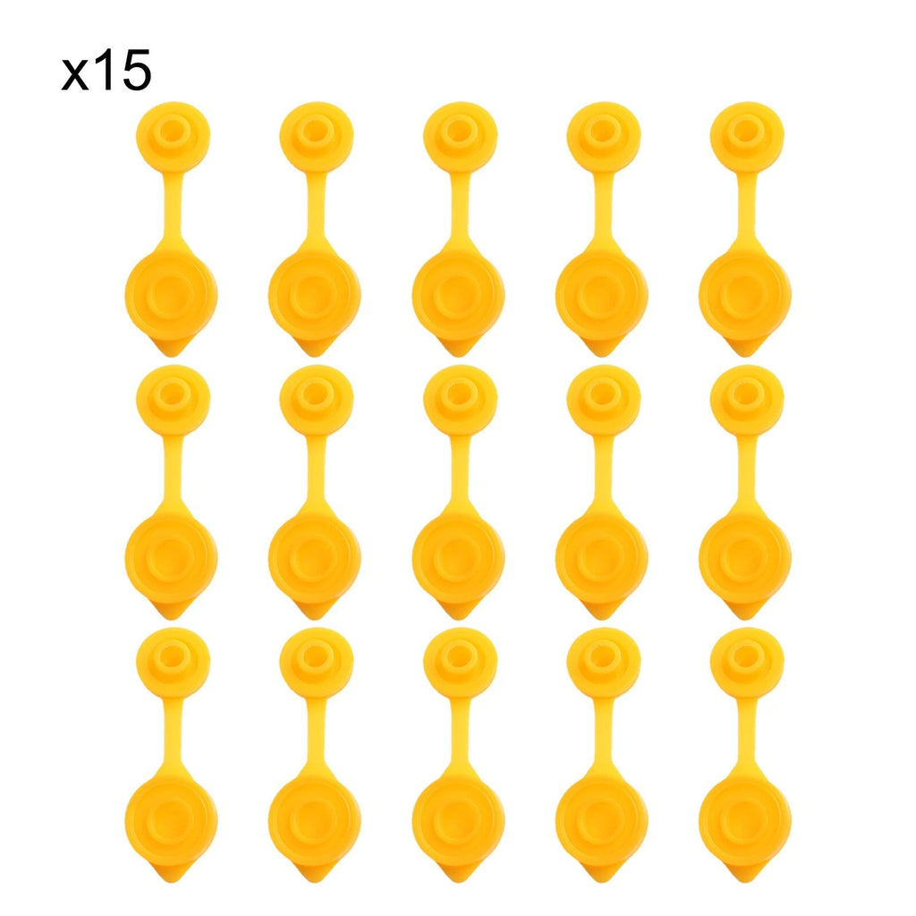 15 Pcs Yellow Replacement Vent Cap Plugs for Blitz Scepter Fuel Tanks