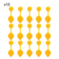 15 Pcs Yellow Replacement Vent Cap Plugs for Blitz Scepter Fuel Tanks