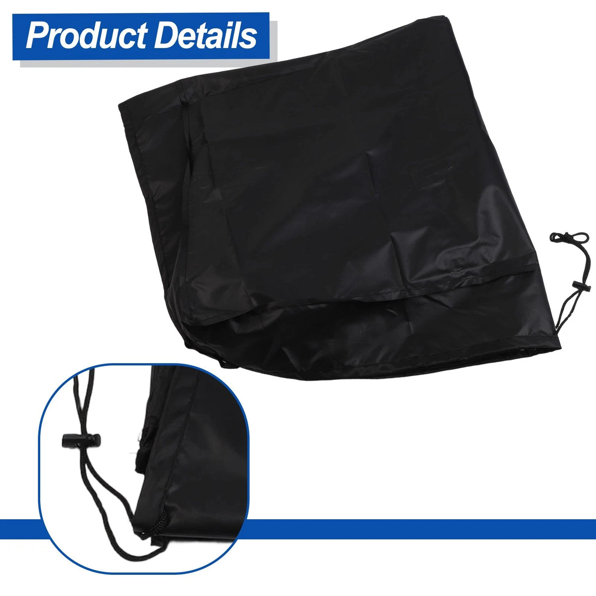 600D Oxford Fabric Patio Umbrella Base Cover for Windy Days Protection