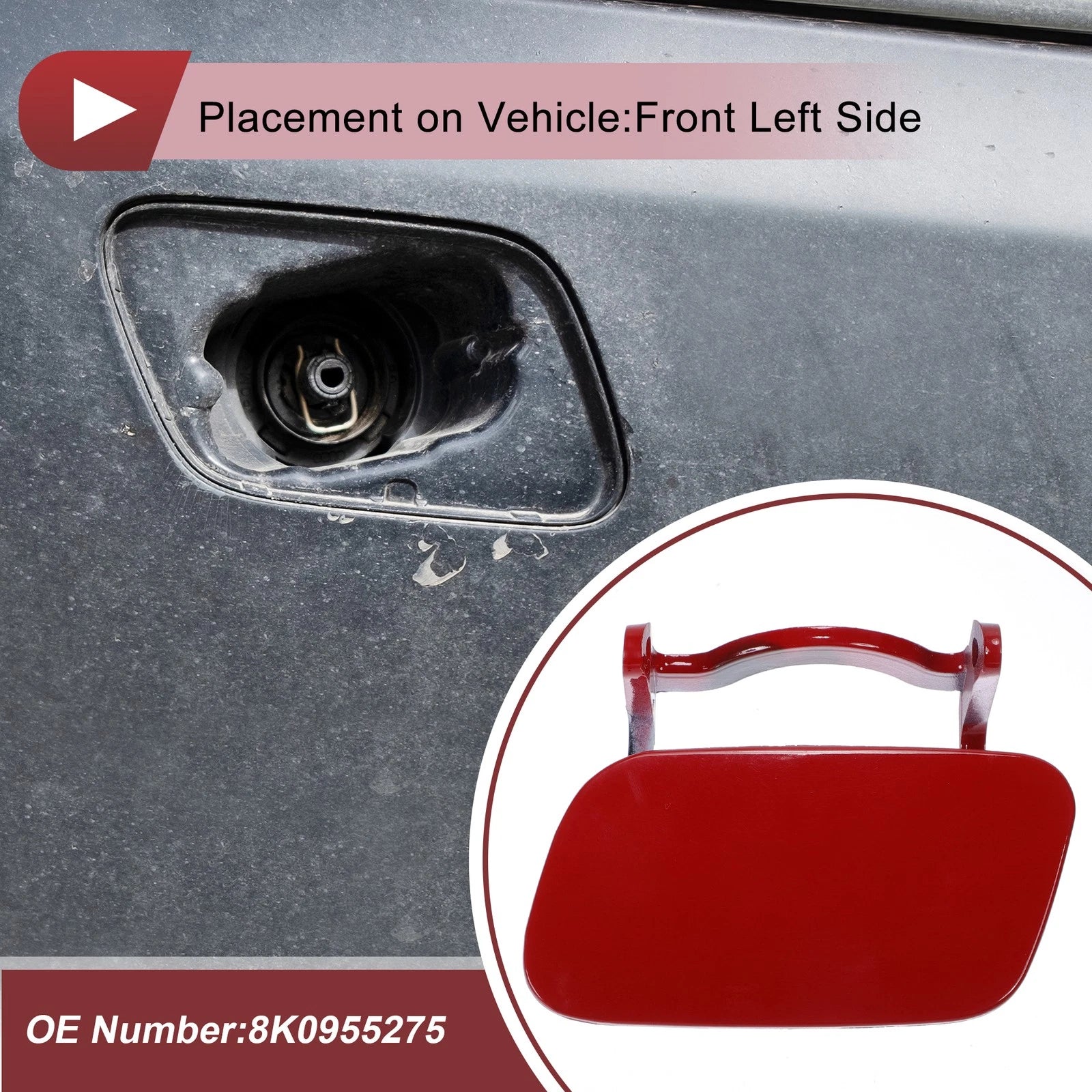 Washer Nozzle Cover Cap Front Left for Audi A4 (2013–2016)