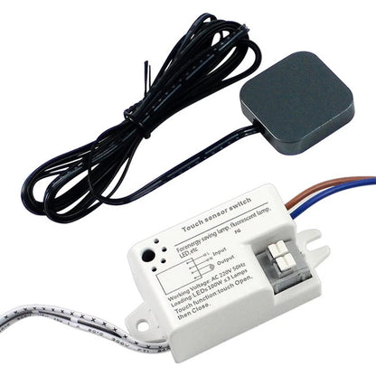 Hand Swipe Touch Sensor Switch for Wardrobe Cabinet Interior Mount