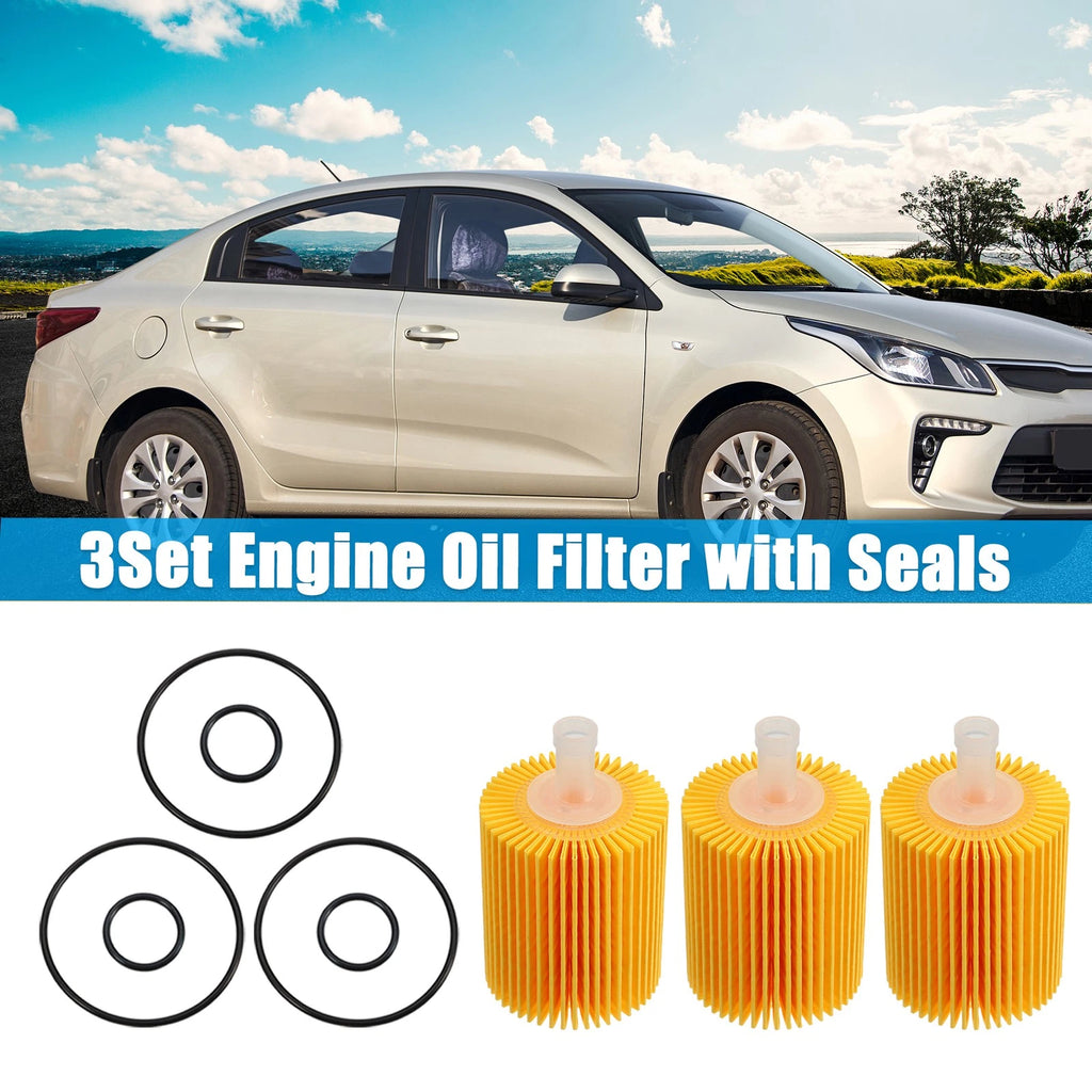 Engine Oil Filter Replacement for Toyota Tundra 3 Piece Set (2007–2021)