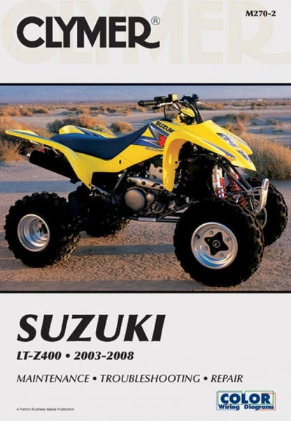 Service Repair Manual for Suzuki LT-Z400 (2003–2008) Clymer Haynes