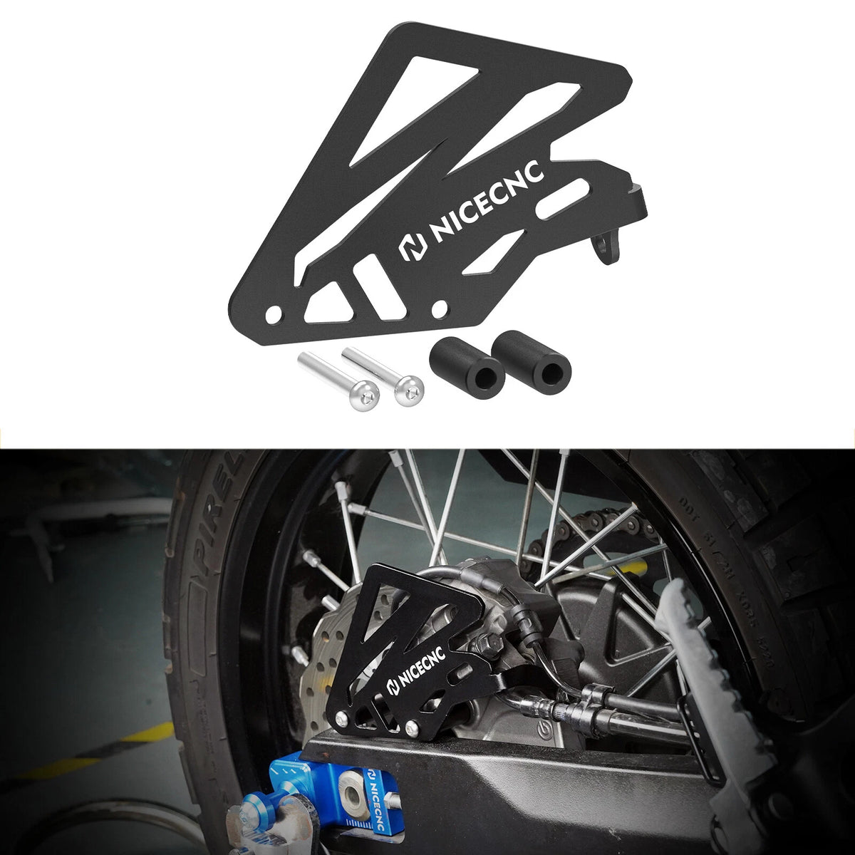 Rear Brake Caliper Guard Protector Cover for Yamaha Tenere 700 (2019–2024)