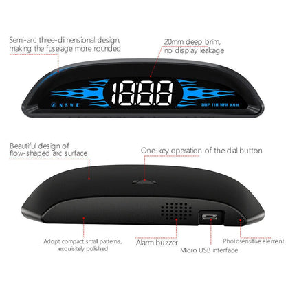 G2 GPS HUD Head-Up Display Speedometer for Universal Vehicles (2010–2023)