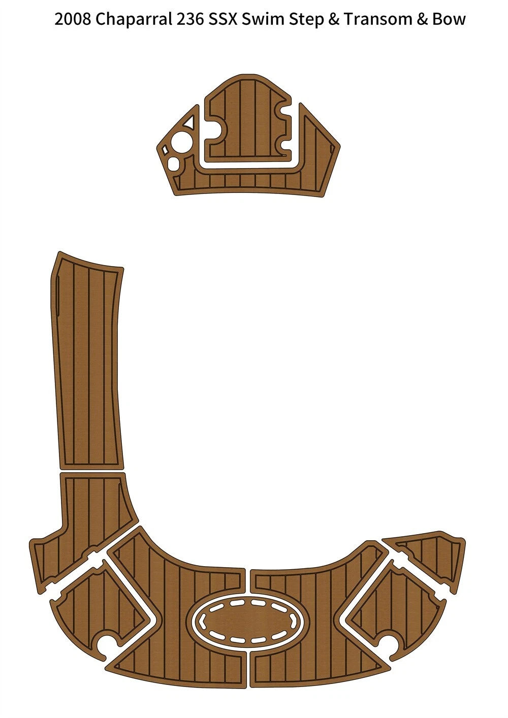 EVA Foam Teak Deck Flooring for Chaparral 236 SSX (2008)