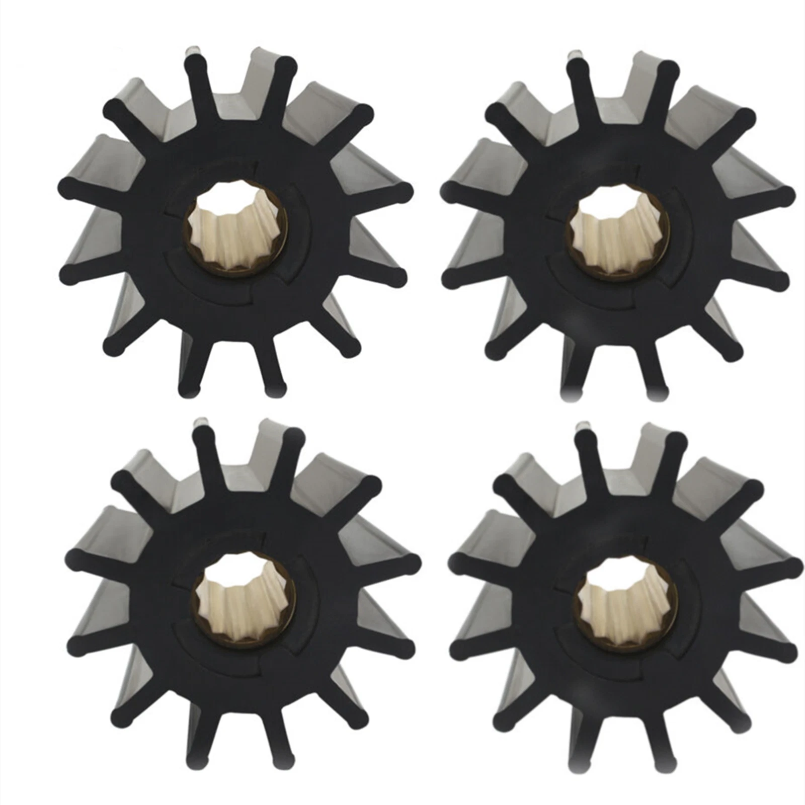 4X Sea Water Pump Impeller Repair Kit Jabsco 17938-0001, Volvo Penta 3830459