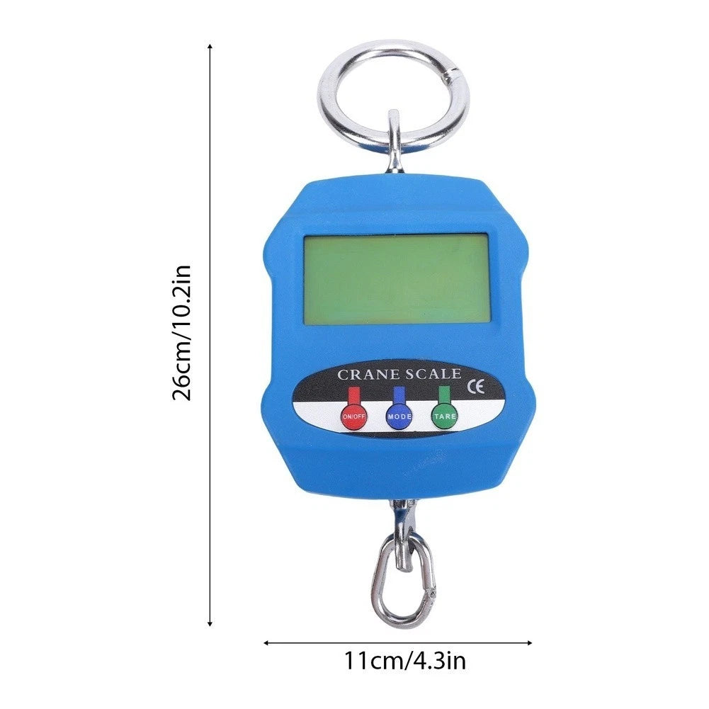 300kg Electronic Hanging Scale with Auto Shutdown and Low Power Indicator