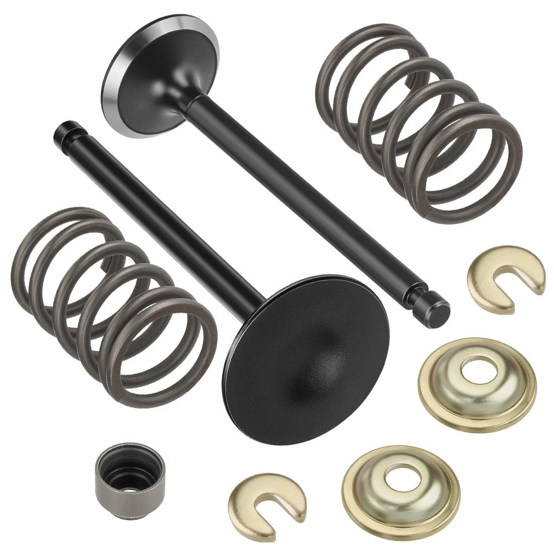 Intake & Exhaust Valve Kit with Springs & Seals for Yamaha Golf Cart G11-G21 (1995–2002)