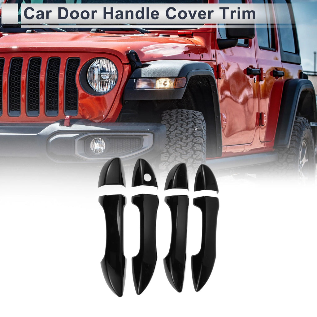 Door Handle Cover Trim for Toyota Corolla Durable Tailgate Handle Cover Black (2010–2018)