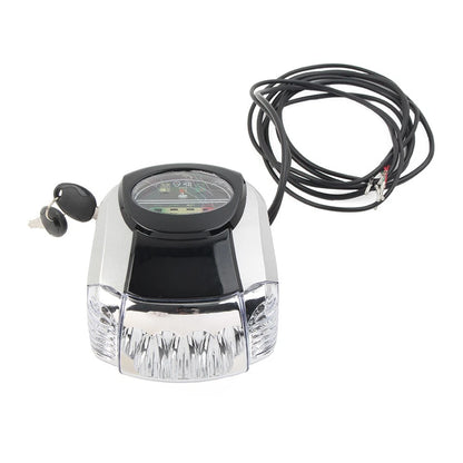 LED Headlight Key Switch Horn for Harley Bike (60V)