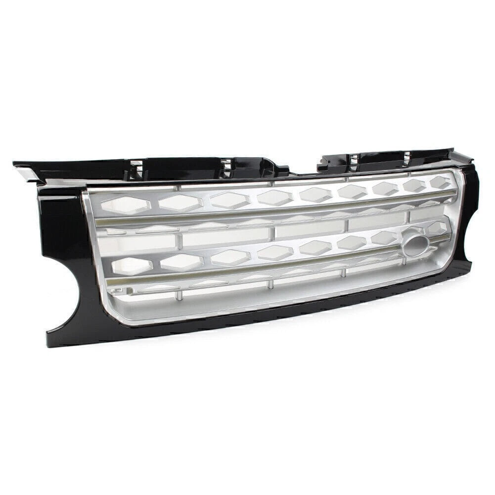 Front Grille Trim for Land Rover Discovery LR3 (2005–2009) Black Silver