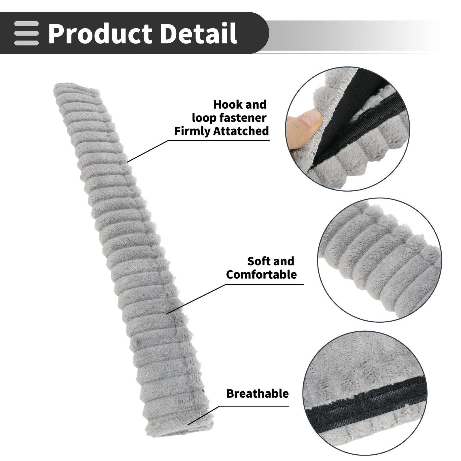 Seat Belt Cover Pad for Universal Fit (50cm)