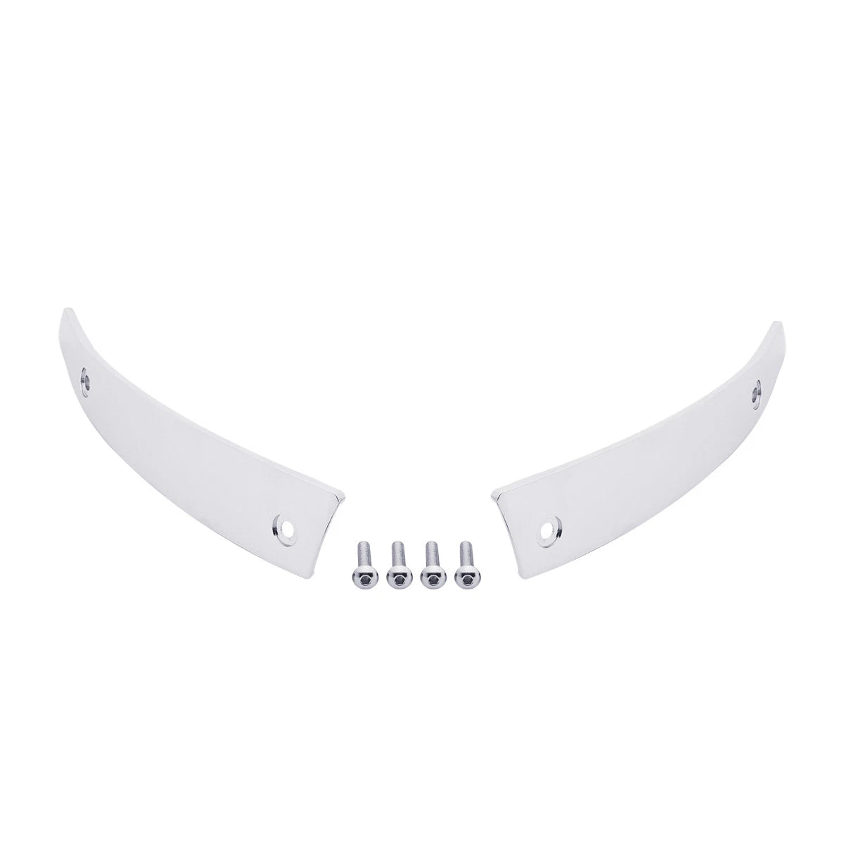 Split Windscreen Windshield Side Trim for Harley Road Glide (2015–2024) Chrome
