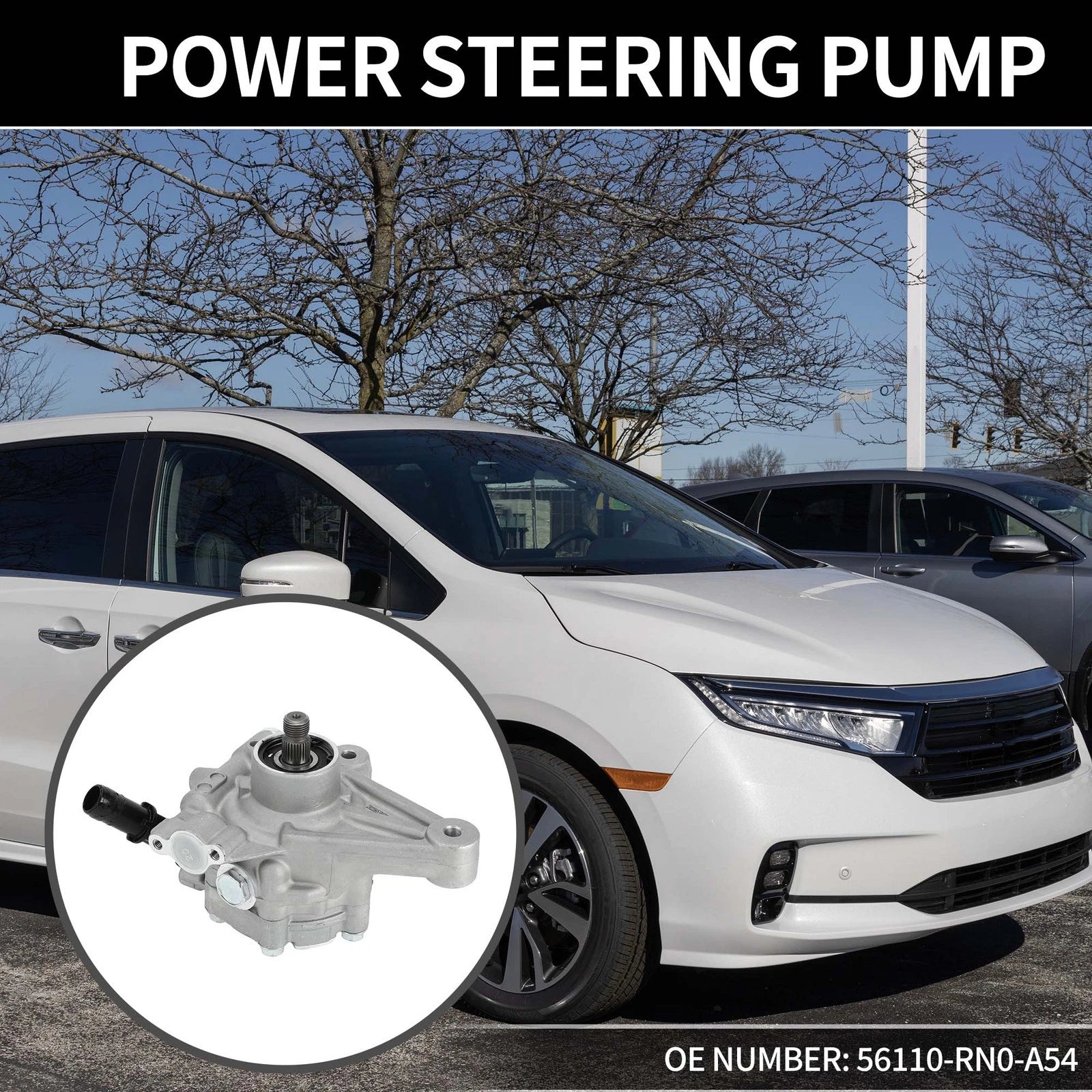 Power Steering Pump Replacement for Honda Pilot 3.5L V6 (2012–2015)