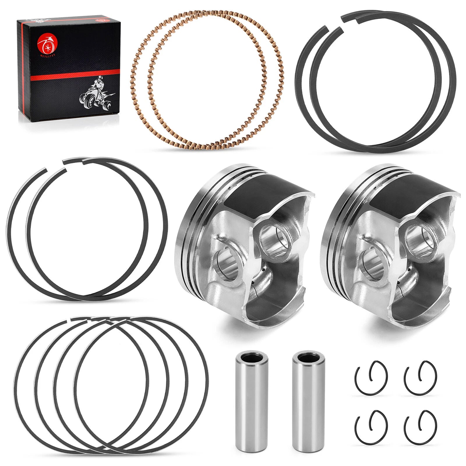 STD 80mm Piston & Rings for Polaris RZR Sportsman Ranger 800 (2008–2014)
