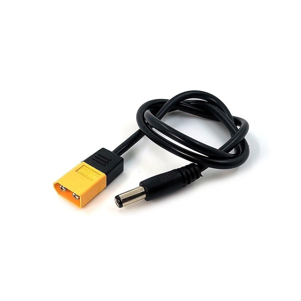XT60 to DC 5.5x2.1mm Power Cable Elbow Adapter Cord